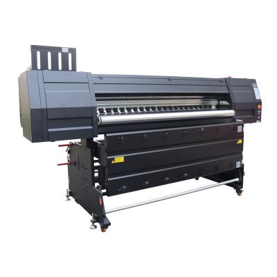 China Garment Shops Manufacture 1.9m 8 Heads I3200 Wide Dial Price Of Textile Fabric Sublimation Printer Plotter Printing Machine for sale