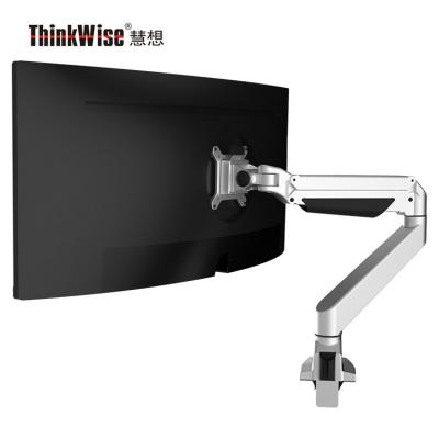 China Office / SOHO ThinkWise Gas Monitor Aluminum Heavy Duty Articulating Single Arm for sale