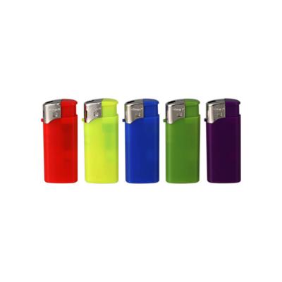 China Solid color Wholesale hot selling refillable  Mini Disposable Rechargeable cigarette lighter ISO quality Electric gas  Lighter for sale