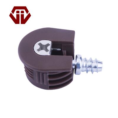 China In Support Wood Or Glass Panel Wholesale Furniture Hardware Cabinet Knock Down Connector Hardware Knock Down Connector for sale