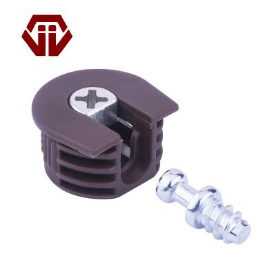 China To Wood or Glass High Quality Wood or Glass Support Screw Cam Lock Supports Fitting Panel Connector for sale