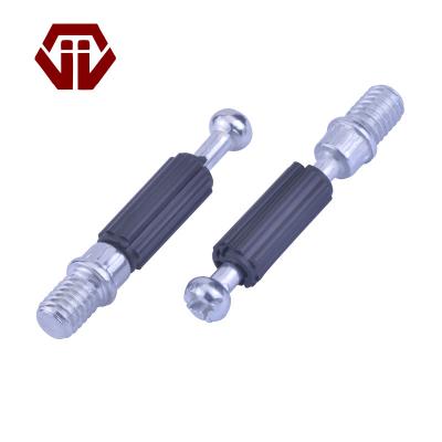 China Modern Hot Selling Zinc Plating Furniture Hardware Fittings Connecting Bolt Thread Bolts for sale