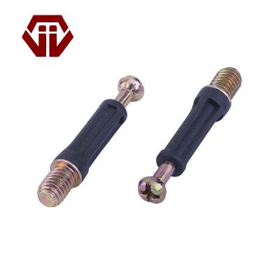 China Modern Hot Selling Length 42mm Screw Furniture Bolt Mini Dowel Fitting Furniture Connecting Bolt for sale