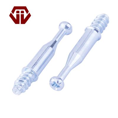 China Modern Furniture Connecting Eccentric Wheel Rod Positioning Rod Assembly Hardware Rod Accessories Moving Nut Plastic Coated Rod Iron for sale