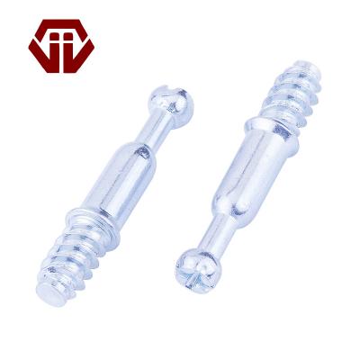 China Quirky Modern Two-in-One Connector Drawer Lock Fittings Wardrobe Fasteners for sale