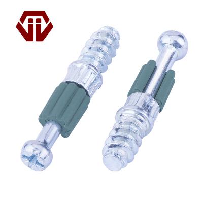 China Modern Cost Effective Top Quality Furniture Bolts 3 In 1 Screws Zinc Plated Furniture Bolts for sale