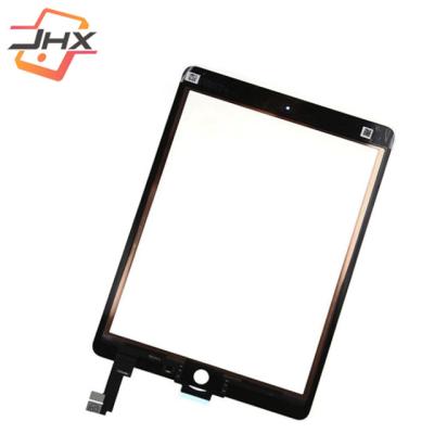 China For iPad 6 8 2018 A1893 A1954 Touch Screen Digitizer With White Home Button And Adhesive Assembly Black Original For iPad 6 for sale