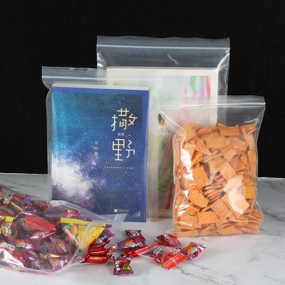 China Stain Recyclable PE Ziplock Bag Thickened Food Bag Size Plastic Bag Drug Sealing Transparent Ziplock Bag for sale