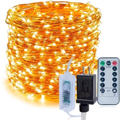 China Copper Wire String Lights Best Selling Waterproof 80 LED Au UK Us To Plug In DC Power Adapter Copper Wire String Starry Fairy Light With Switch for sale