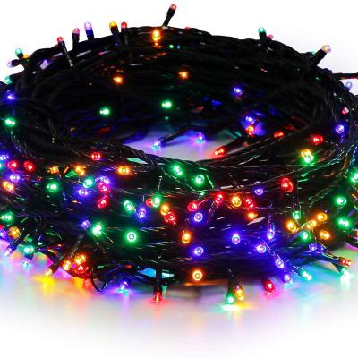 China Classic Standard AC Plug 220V 240V 120V Europe America Pattern Holiday Lighting Outdoor LED String Christmas Lights Decoration for sale