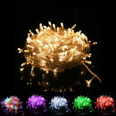 China 110V 220V RGB Decoration Classic Hot Cheap Sale New 2021 Hot Fancy Show String Led Tree Solar Panel Outdoor Christmas Lights for sale