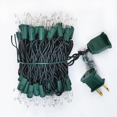 China Outdoor Incandescent Rice Bulb Decoration 150Count Connectable String Lights For Outdoor Christmas Tree Decor for sale