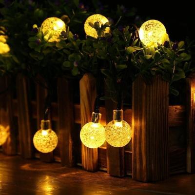 China Modern LED String Lights Round Ball Bubble String Lights Christmas Lighting Christmas Tree Lantern Festival for sale