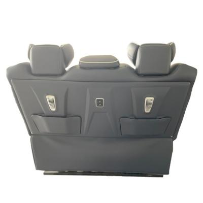 China Mid Leather Luxury Interior Decoration Armrest Maybach Style Headrest Car Seats Sofa Bed For Seinna for sale