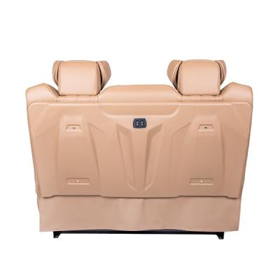 China Mid Decoration Leather Luxury Interior Luxury Camper Armrest With Recliner Luxury Sofa Bed For Seinna Mechanism for sale