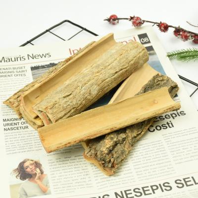 China Europe BSCI FSC gifts craft for basswood christmas fire gardening natural wood crafts tree bark decoration for sale