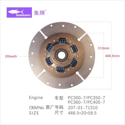 China KOMATSU pc300-7 Vervanging 207-01-71310 466.5*20*58.5 van de Koppelingsplaat Te koop