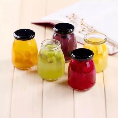 China Sustainable Small Honey Glass Jar Wholesale Containers Spice Jam Storage Glass Jars for sale