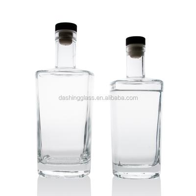 China 750ml empty vodka/whiskey/wine/liquor botella de vidrio wine bottle vodka bottle glass liquor bottles for sale