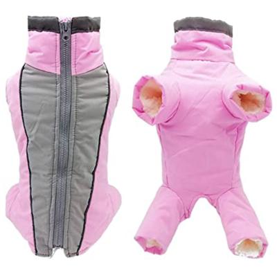 China Sustainable Dog Jacket Waterproof Fleece Lined Warm Winter Jacket For Winter Autumn for sale