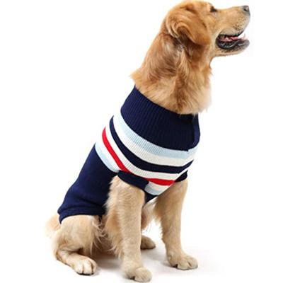 China Sustainable warm knitted wool winter coat, winter jumper for small, medium and large dogs for sale