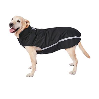 China Dog Waterproof Jacket Winter Jacket Reflective Dog Coat With Collar Attachment Fleece Padded Vest for sale