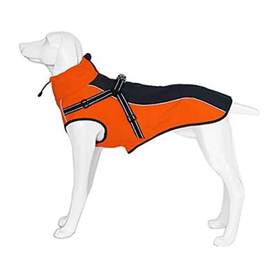 China Viable Winter Warm Dog Coat Dog Jacket with Adjustable Straps and Reflective Stripes for Medium and Large Dogs for sale