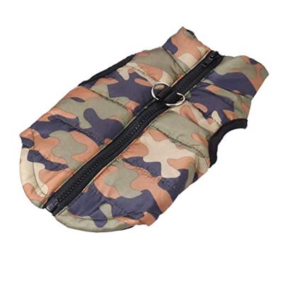 China Sustainable Dog Coat Winter Jackets Size S Camouflage for sale