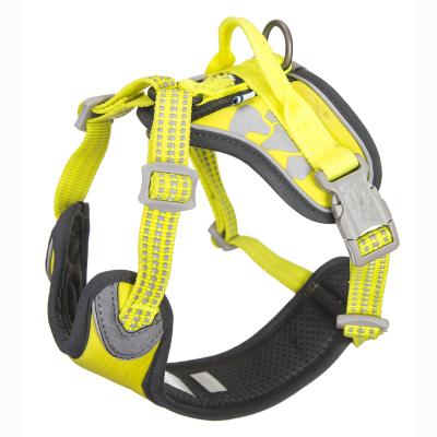 China Large Dog Harness Reflective Adjustable Dog Chest Collar For Dog Accessories Cuello for sale