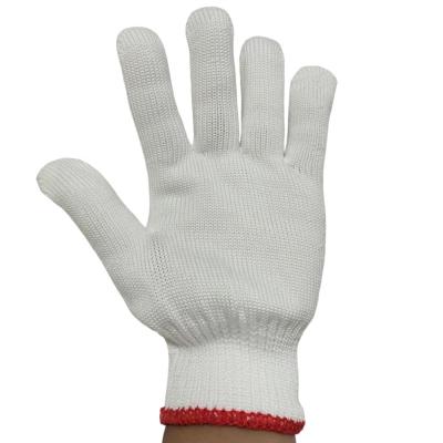 China Premium Quality Wear Resistant 800g White Work Gloves Encapsulated Abrasion Resistant Protective Cold Nylon Gloves For Cargo Handling for sale