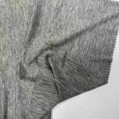 China Stretch most popular polyester spandex plain breathable jersey knitted positive ion fabric for tsports leggings pants for sale