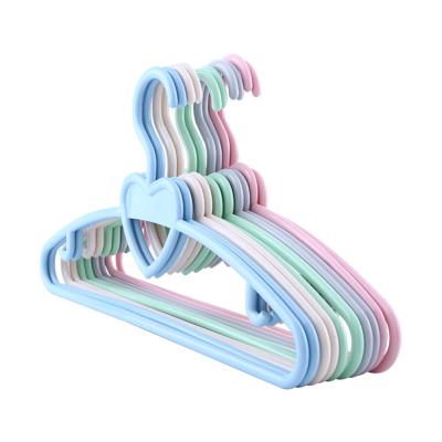 China Wholesale Eco-friendly Colorful Plastic Coat Hanger Hanger With High Quality for sale