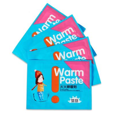 China Continue Warm Disposable Heat Pack For 12 Hours Last Warm Protection Heated Heat Paste Body Patch Body Warmer Camping Winter Body Warmer for sale