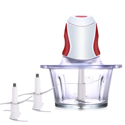 China Easy Operate Multiple Styles Optional Double Blade Electric Chopper 2L Blender Machine for sale