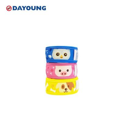 China Viable Waterproof Owl, Pigyg, Puppy Kids Design Neoprene Mosquito Strip With 30 Days Lasting Mosquito Repellent Refills for sale