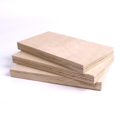 China New Multi-Size Selection Birch Veneer Poplar Core Hardwood Contemporary High End Listing Plywood for sale