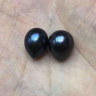 China Wholesale Freshwater Pearl AAA Price Rice Beads, Dyed Peacock Color, Not Fade, Hand-paired Tear Drop Shape Service Available for sale