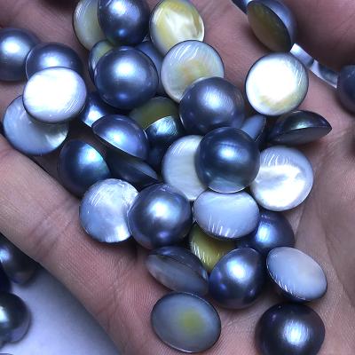 China Wholesale natural seawater pearl Zhuji saltwater mabe pearl, good luster, clean surface, different size available for sale