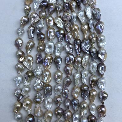 China Wholesale Natural Baroque Freshwater Pearl Bead Strand, Multicolor, 15-20mm for sale