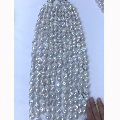 China Wholesale natural baroque string of freshwater pearl beads, aa and triple-A grade available for sale