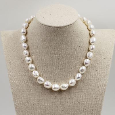 China Wholesale Factory CLASSIC, Normal and Full Baroque Pearl Necklace Grade Available for sale