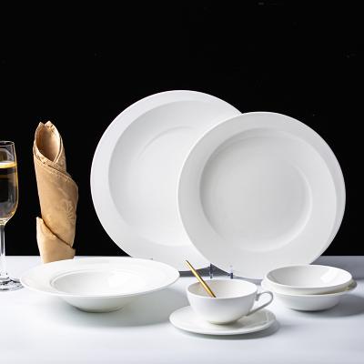 China Viable support cross-border e-commerce wholesale ceramic dish set dinner plates sets tableware china for sale