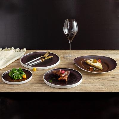 China PITO Horeca Dinner Set Sustainable Modern Unique Tableware Ceramic European Porcelain for sale