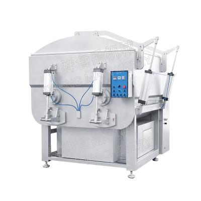 China Food Meat Processing Industrial Commercial Vacuum Stuffing Grinder Meat With Mixer With Large Capacity for sale