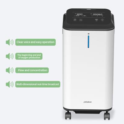 China Smart Home Use Oxygen Generator 5liter High Purity Emission Voice Medical Portable Oxygen Concentrator 5lpm Oxygen Concentrator for sale