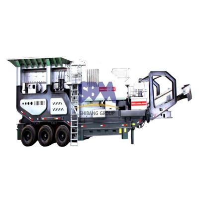 China Construction.etc High Production Mobile Jaw Crusher Plant 100t Mobile Crusher Plant for sale