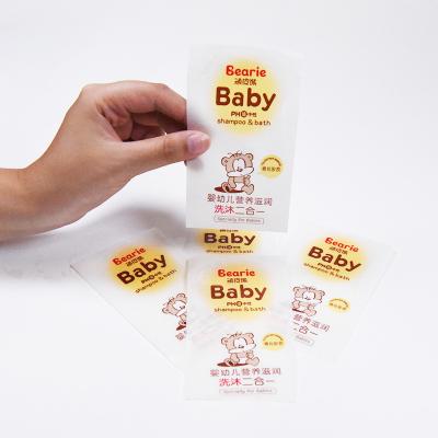 China Trademark Waterproof Self Adhesive Stickers Packaging High Quality Customized Transparent Logo Sticker Labels Waterproof Self Adhesive for sale