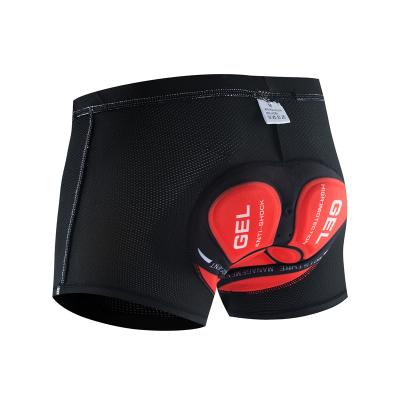 China Factory Direct Sale Wholesale Cycling Shorts Mens 3D Breathable Silicone Gel Padded Cycling Underwear for sale