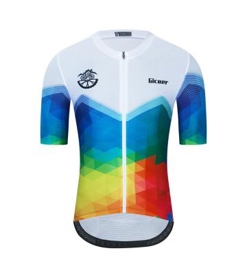 China Wholesale Breathable Mens Short Sleeve Road Bike Tank Top Custom Pro Team Cycling Clothing For Good Price for sale