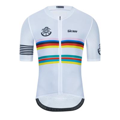 China GIcaer Breathable Fast Shipping Bike Shirts Short Sleeve Mens Wholesale Jersey Good Cycling Price for sale